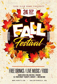 80 Best Fall Festival Flyer Print Template 2018 Frip In