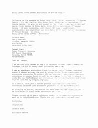 Junior Accountant Cover Letter Beautiful Entry Level