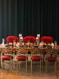 luxurious red and gold wedding