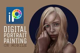 digital portrait painting using