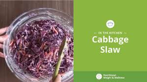 cabbage slaw recipe nutritional