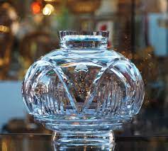 Rare Baccarat Crystal Art Deco Vase Au