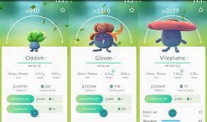 Full evolution of an Oddish that I found at level 30 that wasn't powered  up. : r/pokemongo