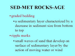 sedimentary rocks metamorphic rocks and