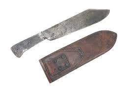 Lot - WWII USMC BOLO KNIFE & 1944 BOYT SCABBARD