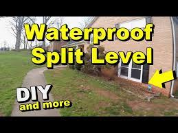 Split Level Exterior Waterproofing