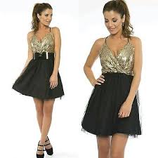 black gold y sequin coctail party