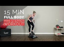 mini stepper with bands workout
