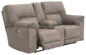cavalcade power reclining loveseat with