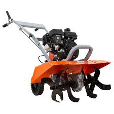 yardmax compact front tine tiller with