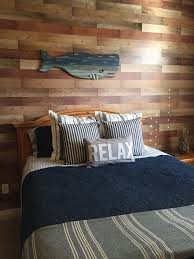 Wood Plank Accent Wall Done With Faux