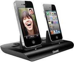 isound dual power view charging dock