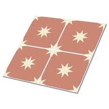 Stars In The Square Vinyl Floor Tiles