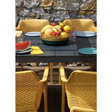 Extendable Patio Dining Table Resin