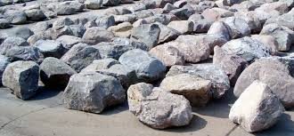 granite boulders evans landscaping