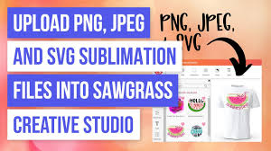 how to upload png jpeg and svg