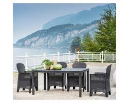 Europa Rno Grey Dining Table With 6