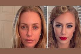 actresses before after makeup