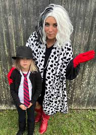 cruella family costume 101 dalmatians