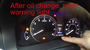 reset maintenance required light lexus