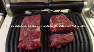 We are no longer using this acct. How To Cook A Perfect Steak With T Fal Optigrill Youtube