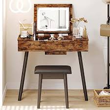 ironck vanity desk set with led lighted