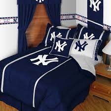 Yankees Mlb Baseball Sidelines Bedding