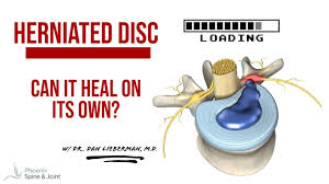 can a herniated disc heal without