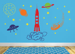 Outer Space Wall Decal Playroom Wall