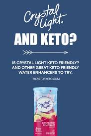Is Crystal Light Keto Friendly And Other Keto Drinks The Art Of Keto