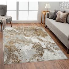 luxe weavers marble swirl abstract area rug gray 8x10