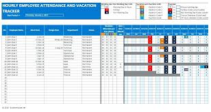 Screenshot Of The Holiday Tracker Tool Vacation Roster Template Free