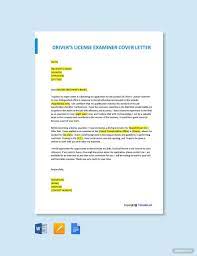 free examiner cover letter template