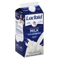 Silk dairy free half & half alternative, 1 quart. Lactaid Milk Lactose Free Reduced Fat 2 Half Gallon From Tom Thumb In Dallas Tx Burpy Com
