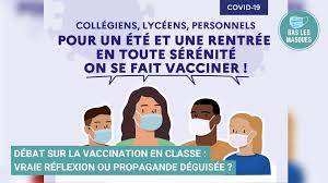 Débat sur la vaccination en classe : vraie réflexion ou propagande déguisée  ?