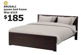 Ikea Brusali Queen Bed Frame