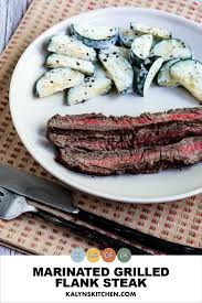marinated grilled flank steak kalyn s