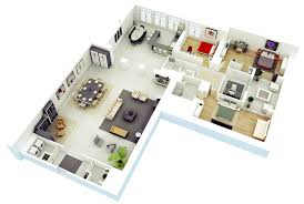 The interior floor plan features approximately 1,566 square feet of living space that contains three bedrooms, two baths and there is additional square footage possibilities in the unfinished basement foundation. 25 More 3 Bedroom 3d Floor Plans Architecture Design