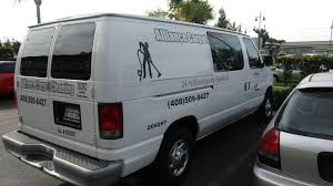 van with truck mount carpet cleaning