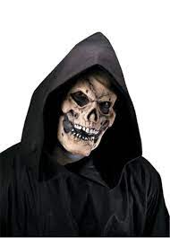 latex skeleton bones grim reaper makeup