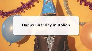 master happy birthday in italian