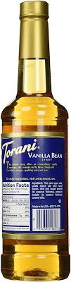 torani vanilla bean syrup 25 4 ounce