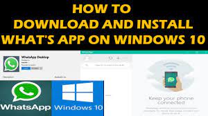 install whatsapp on windows 10