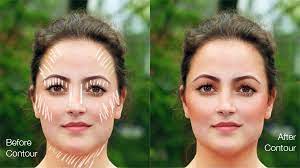 realistic makeup application in photo