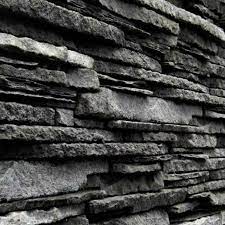 Dark Slate Exterior Stacked Stone