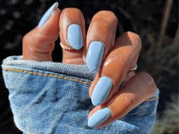 14 baby blue nail ideas for a twist on