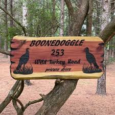 Live Edge Wood Sign Wooden Cedar