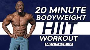 20 minute bodyweight hiit workout for