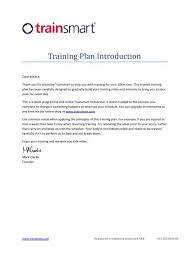 training plan introduction leukaemia