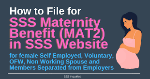 sss maternity benefit mat2